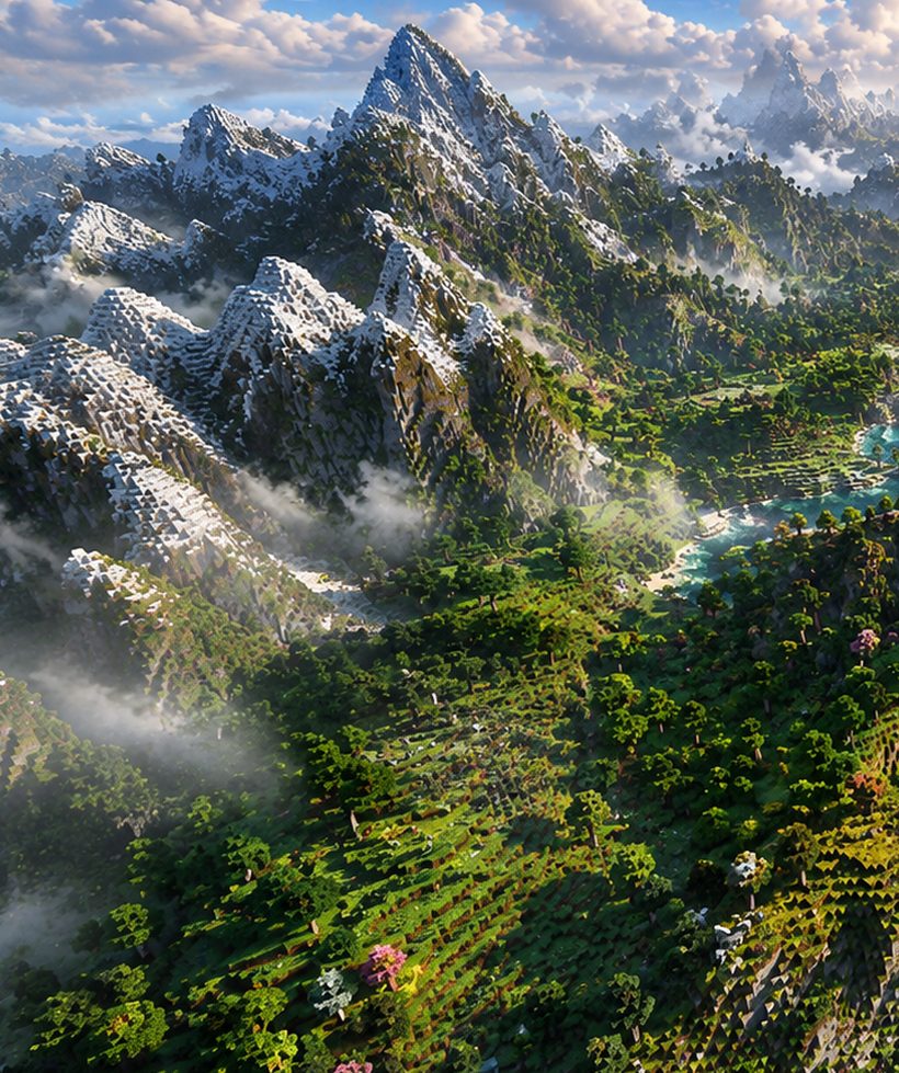 Snowcapped peaks